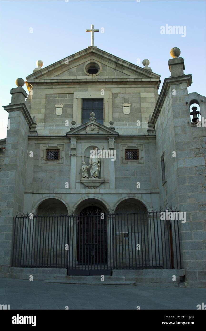 Ávila, España, Hiszpania, Spain, Spanien, Monastery of Saint Joseph founded by Teresa of Jesus. Convento de San José. Klasztor świętego Józefa Stock Photo