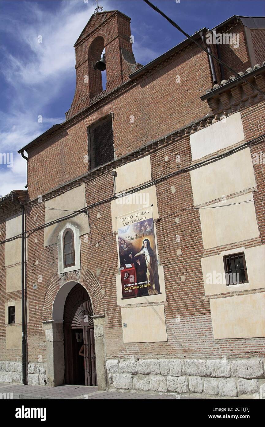 Medina del Campo España Hiszpania Spain, Spanien; Monastery of Saint Joseph founded by Teresa of Jesus. Convento de San José. Klasztor świętego Józefa Stock Photo