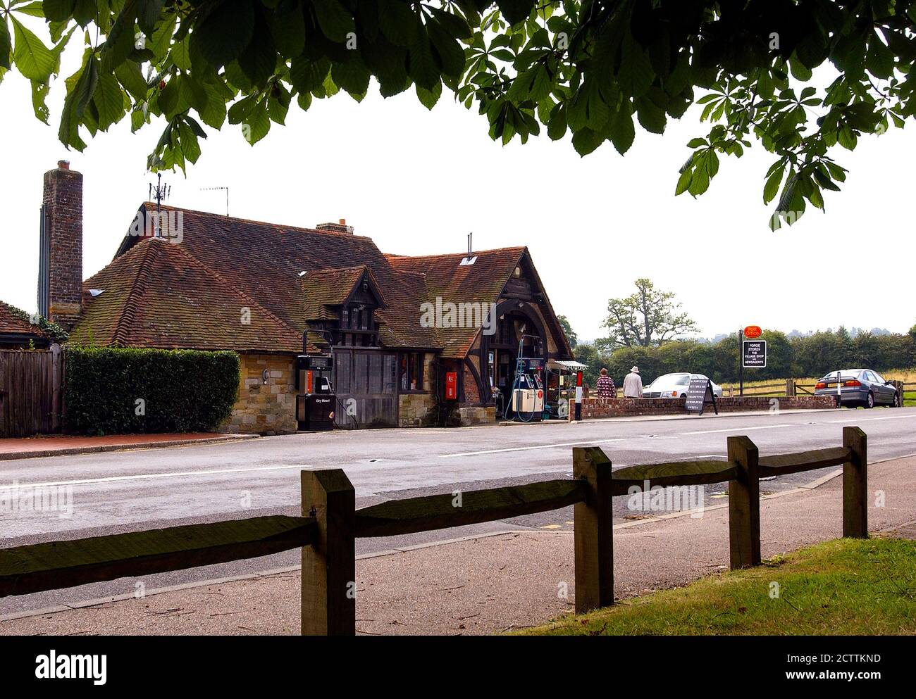 Penshurst Forge Garage and stores, Kent, England Stock Photo