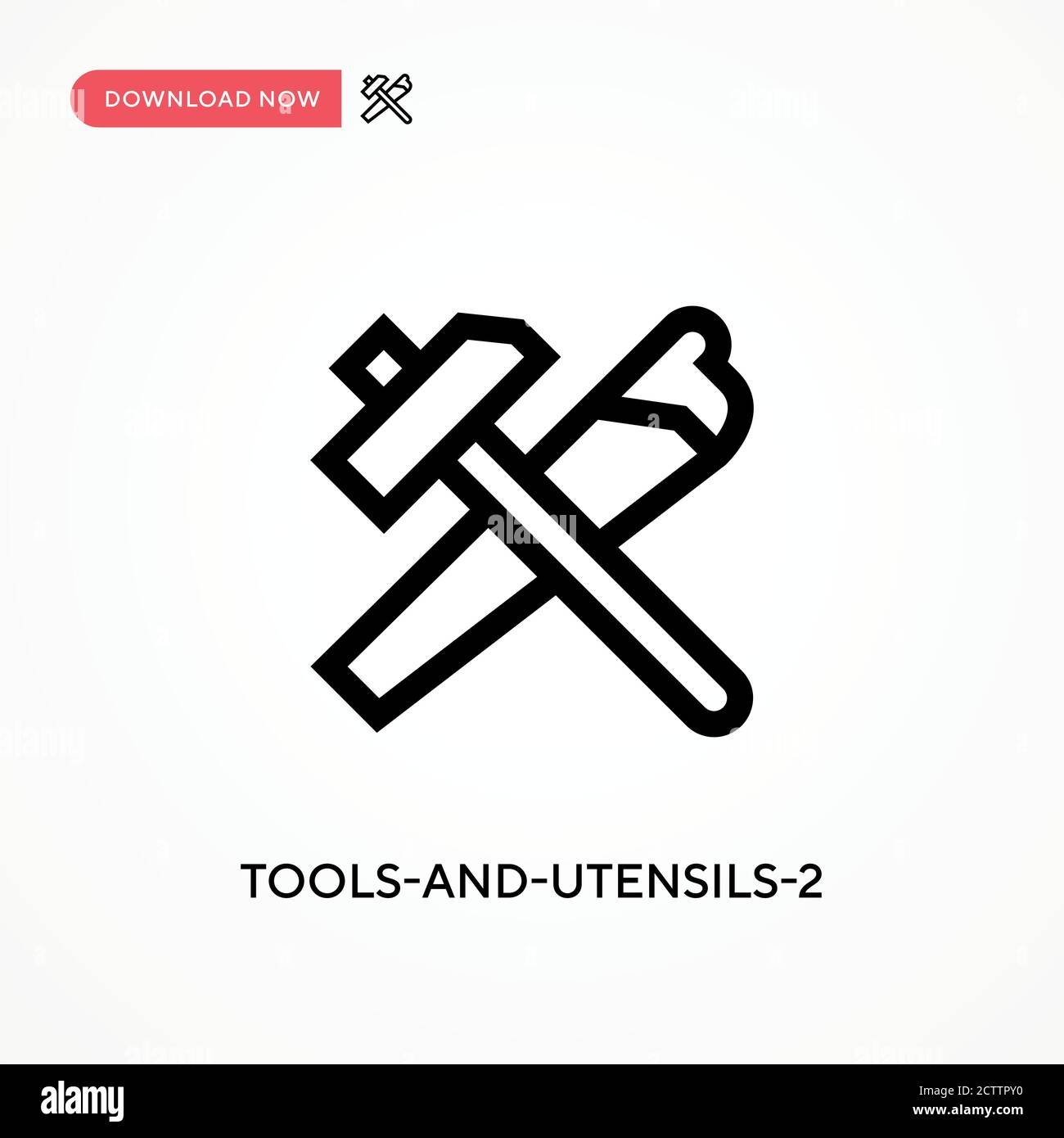 Tools-and-utensils-2 vector icon. . Modern, simple flat vector illustration for web site or mobile app Stock Vector