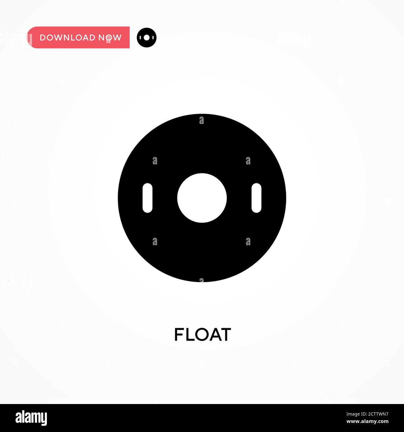 Float vector icon. . Modern, simple flat vector illustration for web ...