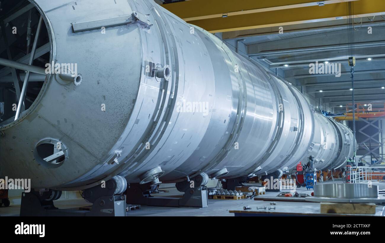 Heavy Industry Manufacturing Facility Factory where Large Diameter Pipe