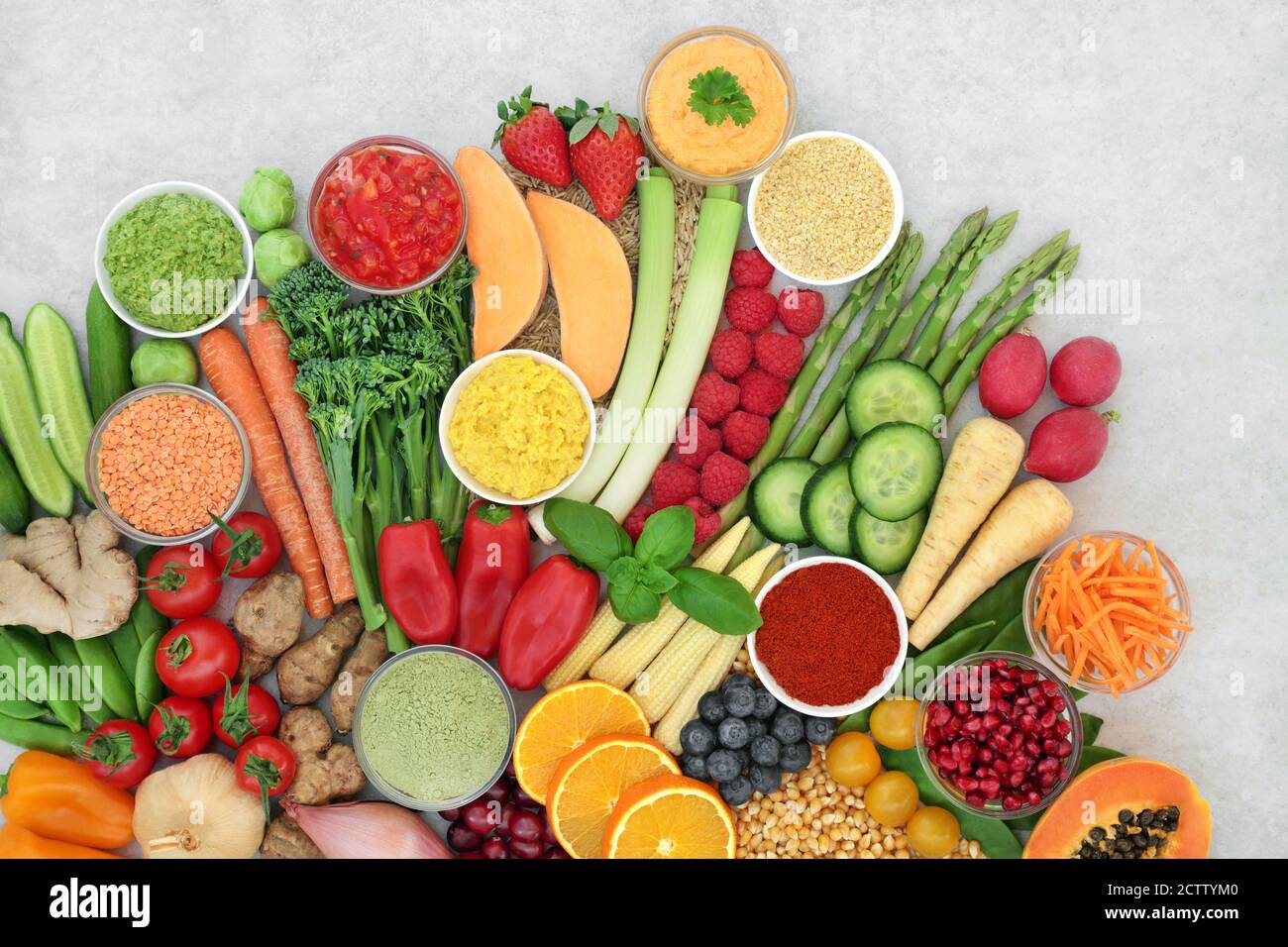 Low cholesterol vegan health food for a healthy heart with antioxidants