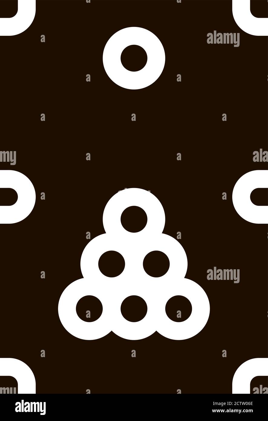 Interactive Game Billiard Vector Icon Stock Vector