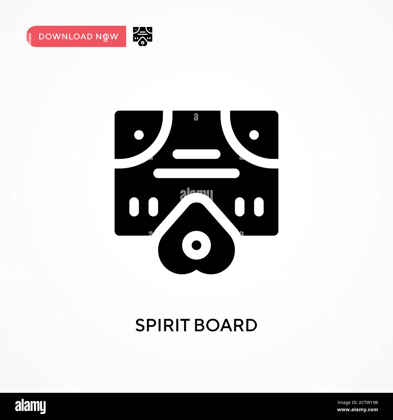 Spirit board vector icon. . Modern, simple flat vector illustration for web site or mobile app Stock Vector