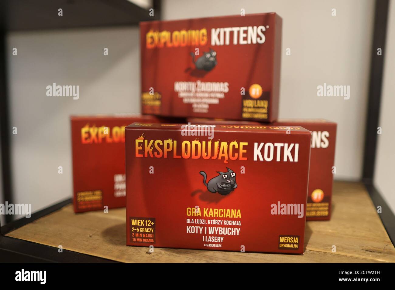 Exploding kittens board game hi-res stock photography and images - Alamy