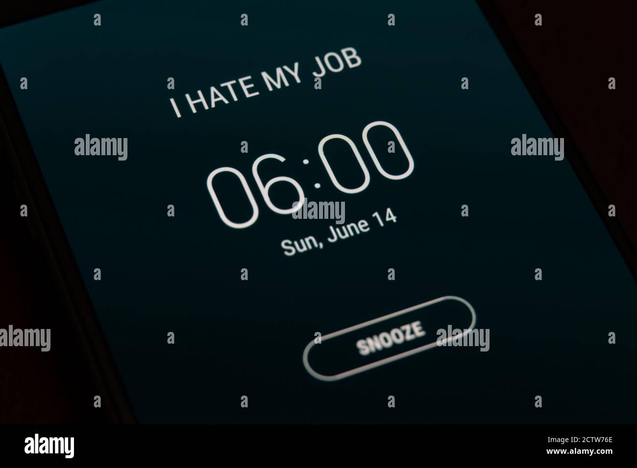 Black alarm clock 6am hires stock photography and images Alamy