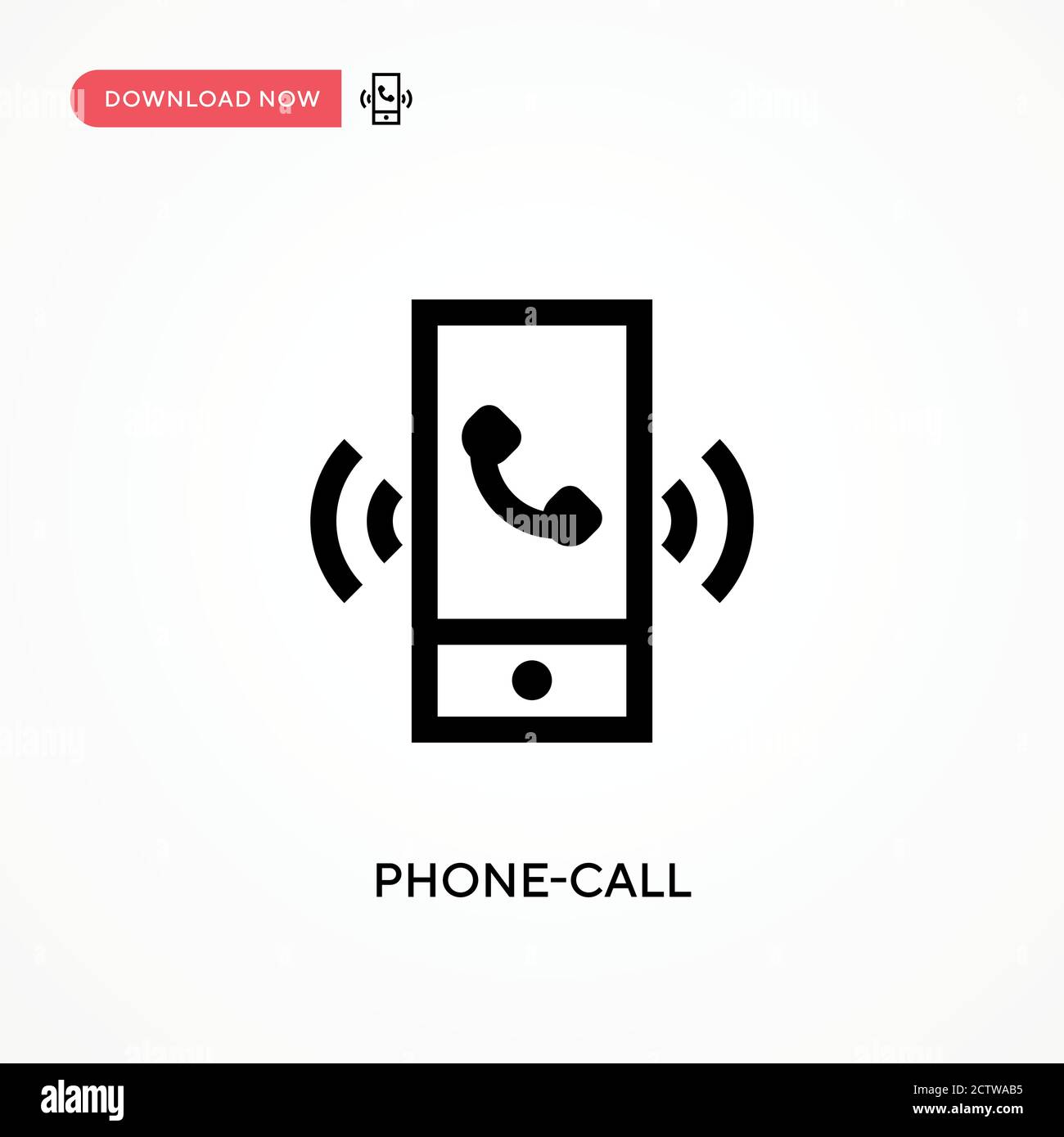 Phone talk young black man Stock Vector Images - Alamy