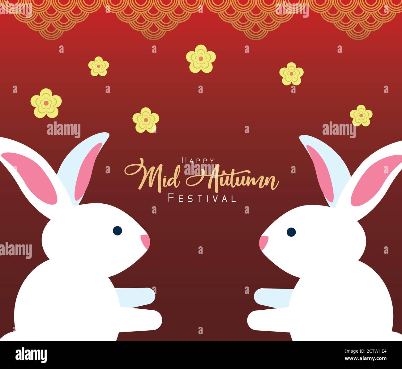 Mid autumn festival lettering lantern hi-res stock photography and ...