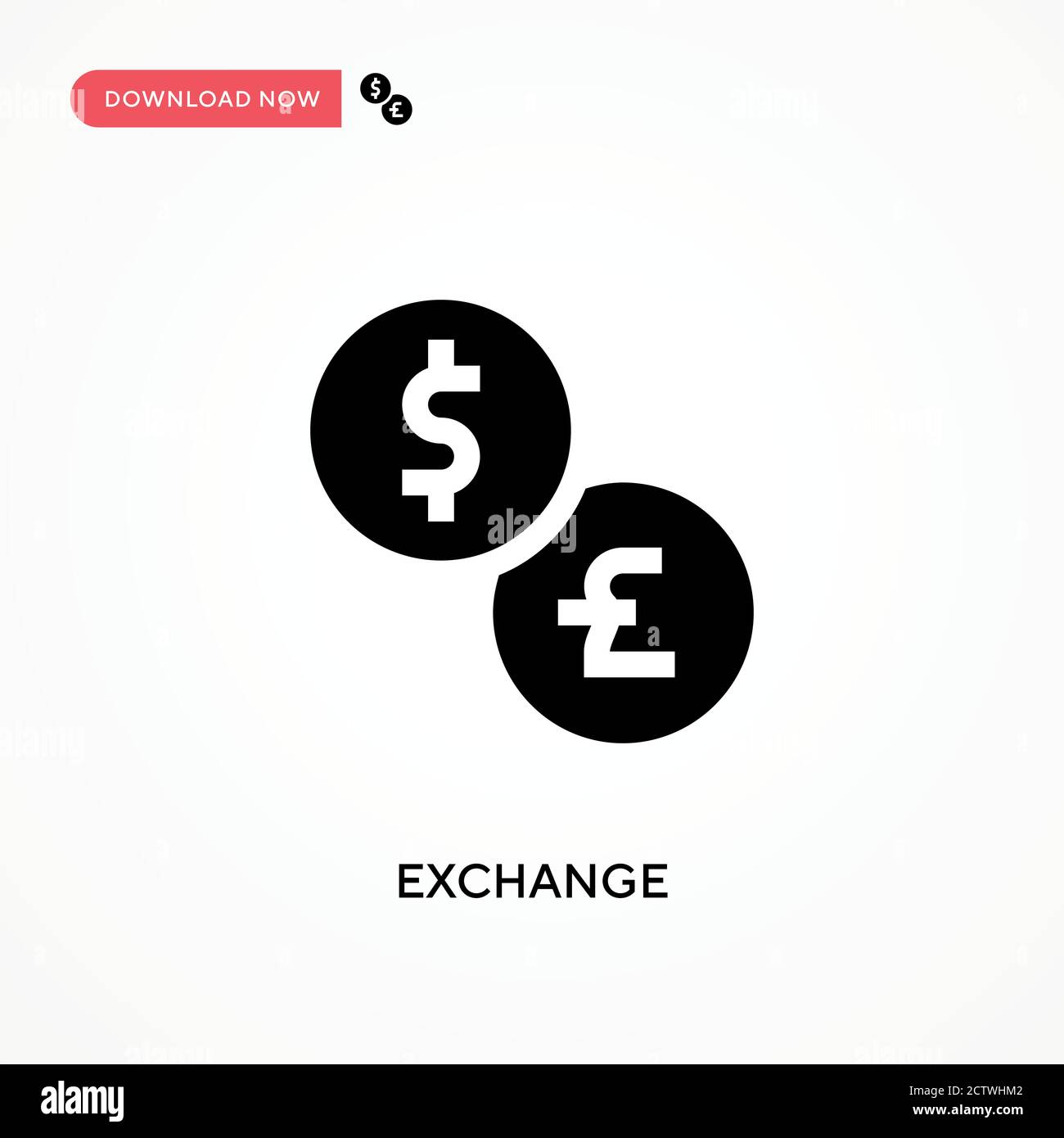 Exchange vector icon. . Modern, simple flat vector illustration for web ...