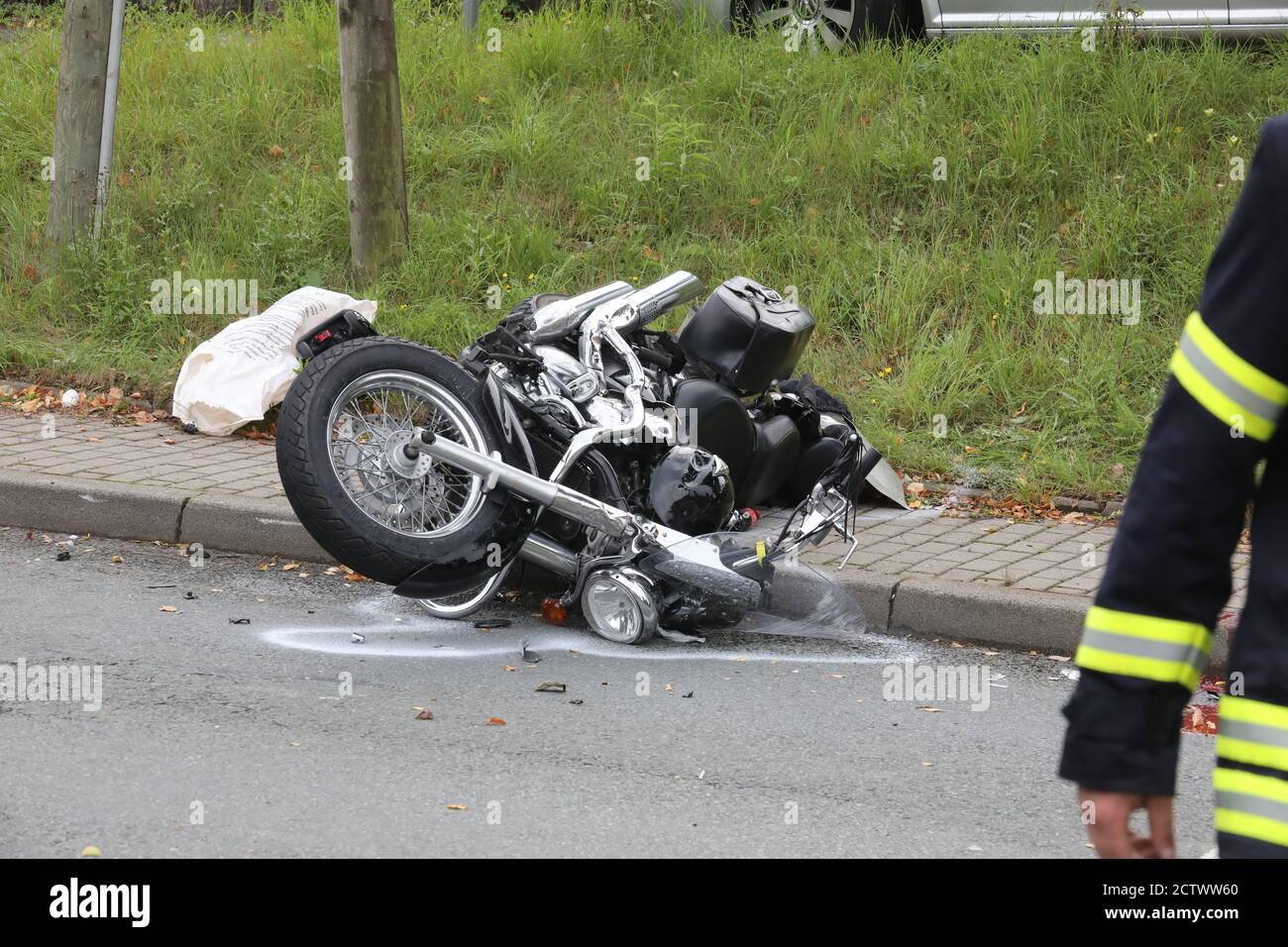 Serious motorcycle accident hi-res stock photography and images - Alamy