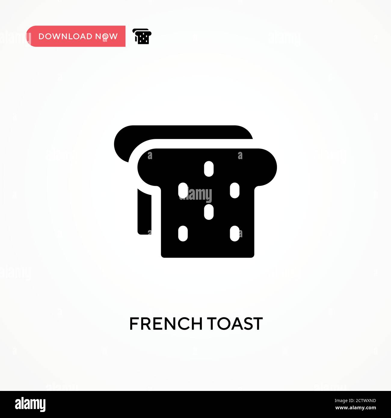 French cinnamon toast syrup Stock Vector Images Alamy