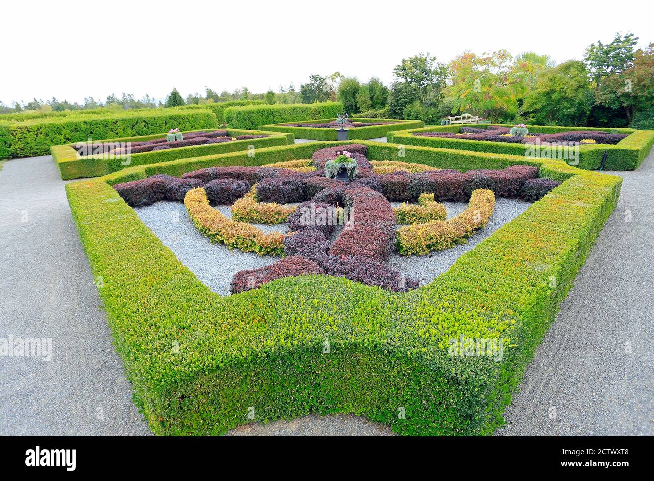 Kingsbrae Garden, St. Andrews, New Brunswick, Canada Stock Photo