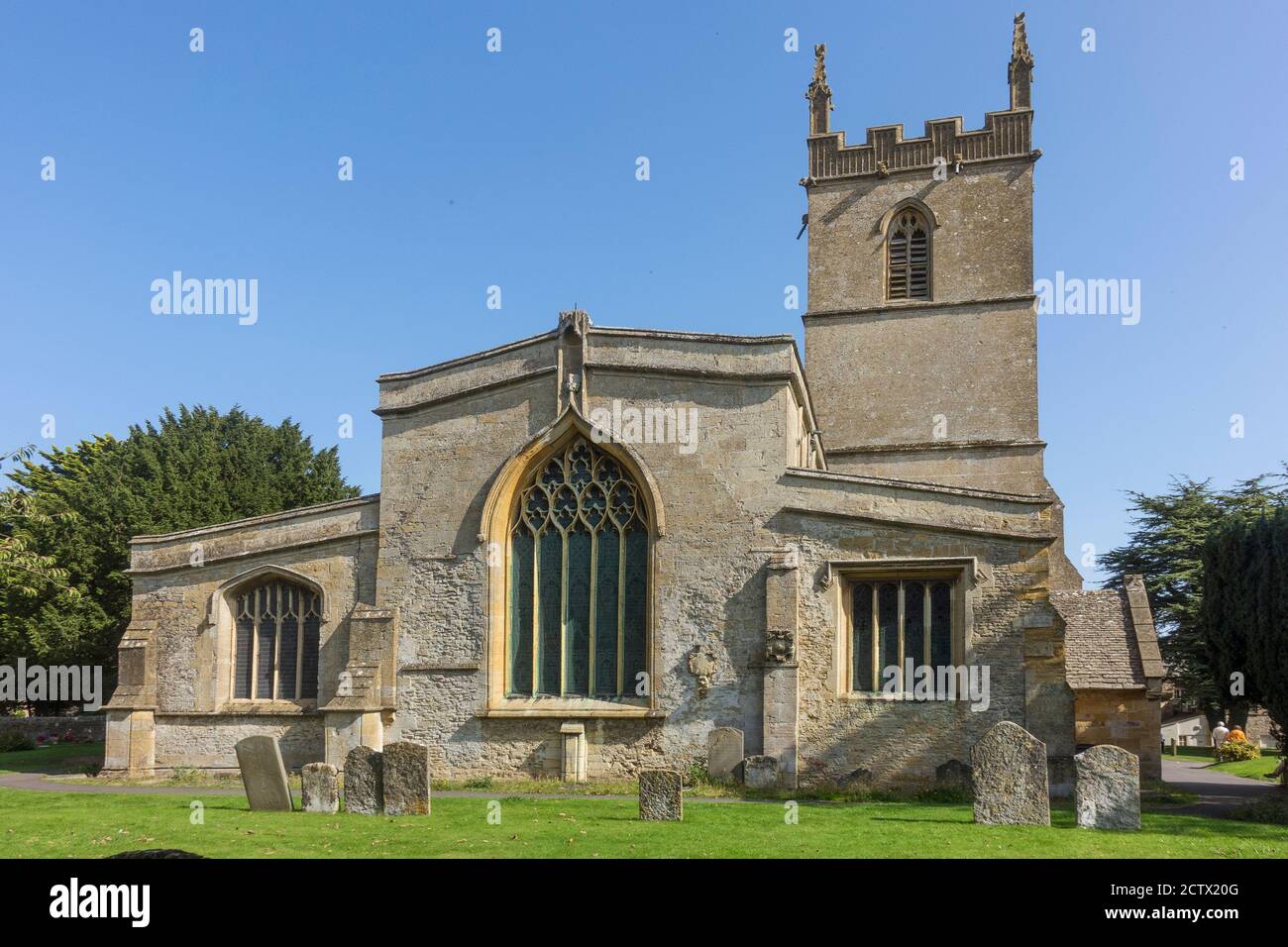 England, Gloucestershire, Stow-on-the-Wold, St.Edward's church Stock Photo