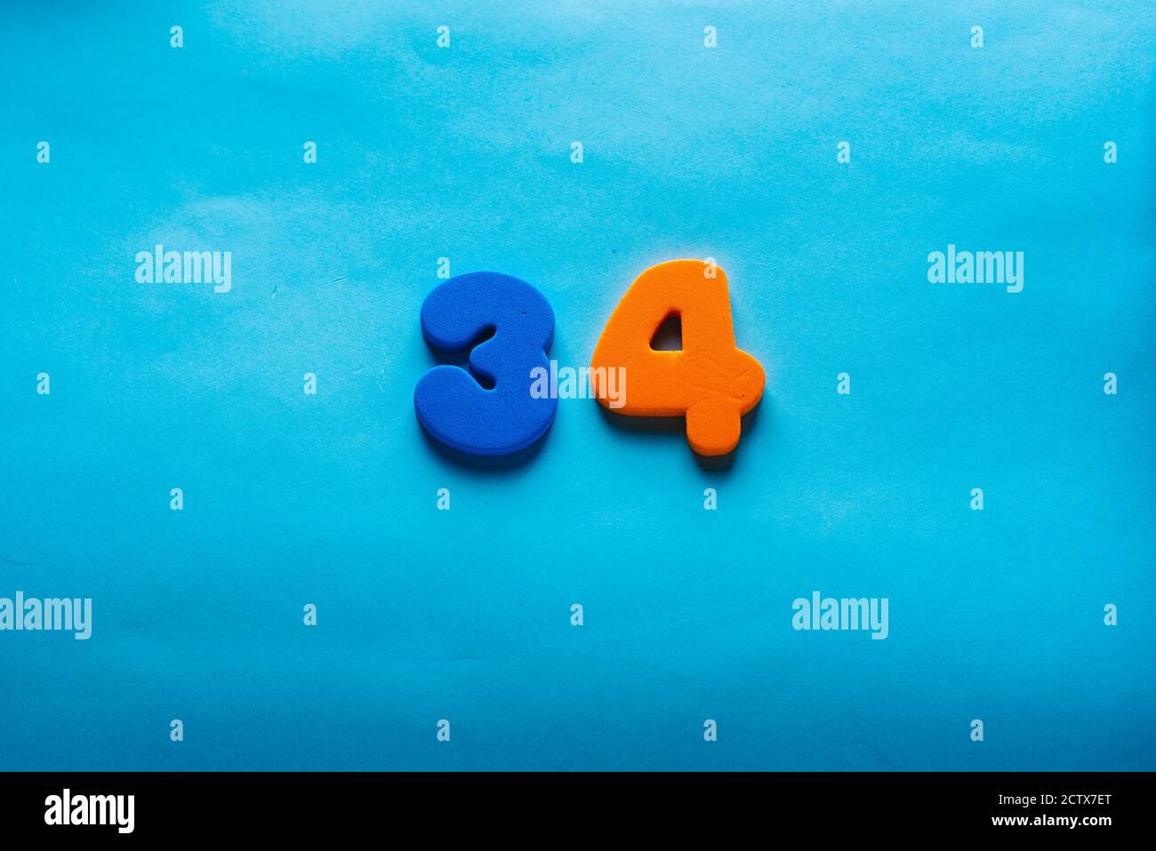 34 years birthday logo hi-res stock photography and images - Alamy