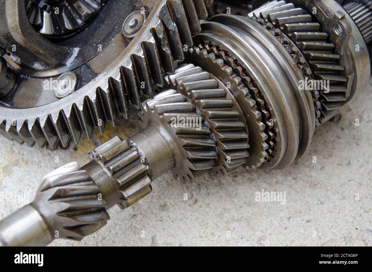 engine gears wheels, closeup view concept mechanical Stock Photo Alamy