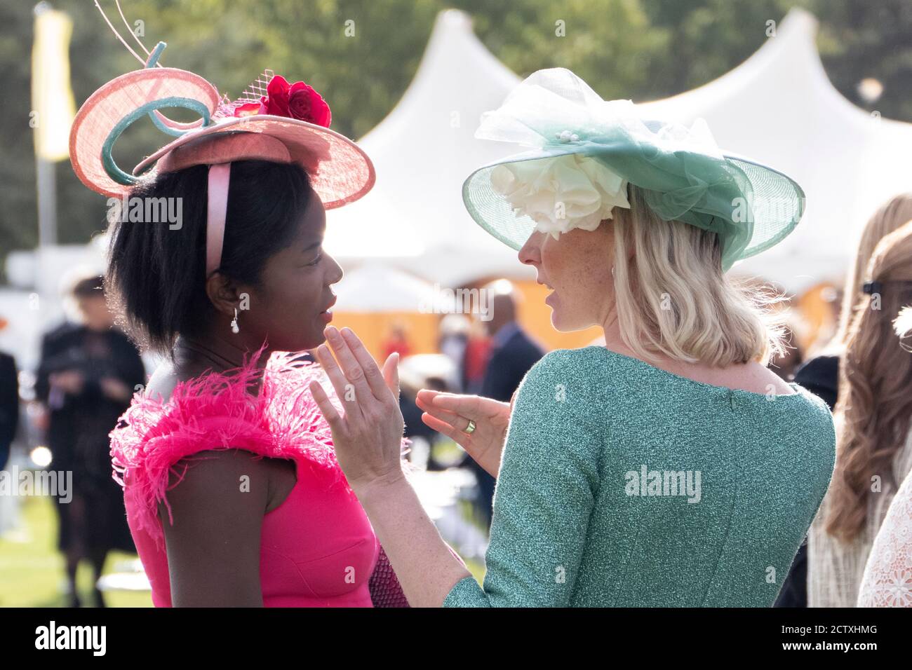 Ladies Day at Salon Prive 2020 at Blenheim Palace Woodstock UK Stock Photo