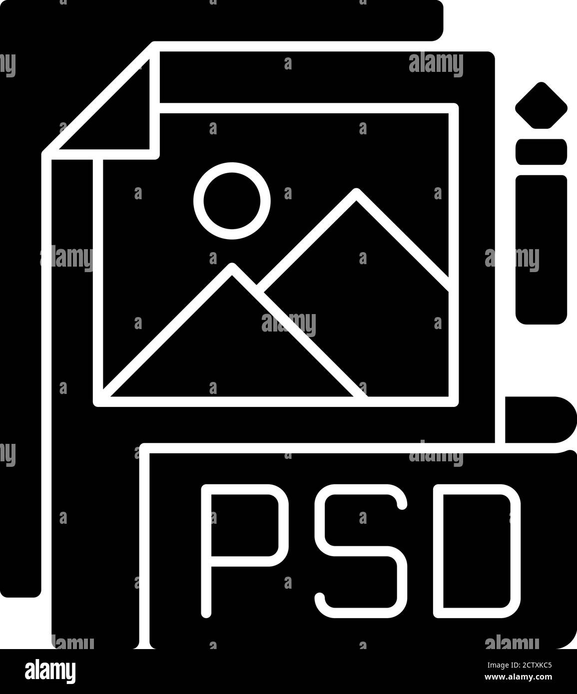 PSD file black glyph icon Stock Vector Image & Art - Alamy