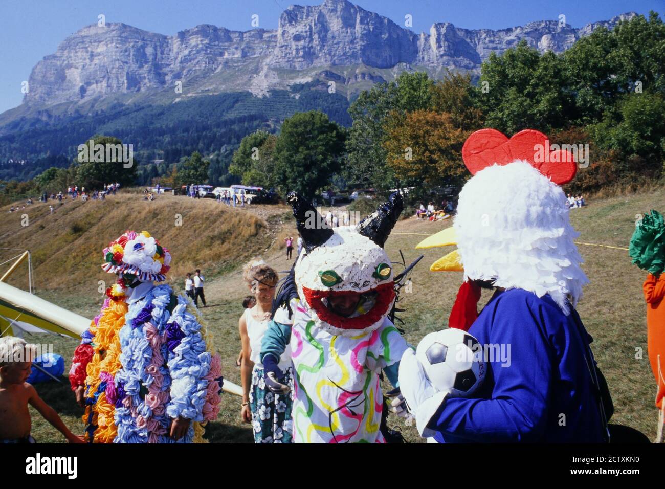 16th Icare Cup, Saint-Hilaire du Touvet, Isère, France, 1988 Stock Photo