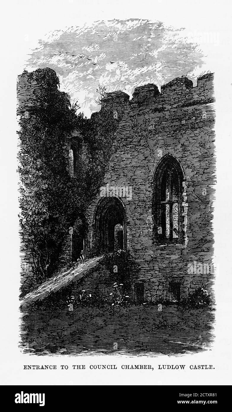 Ludlow, England, Entrance to the Council Chamber, Ludlow Castle