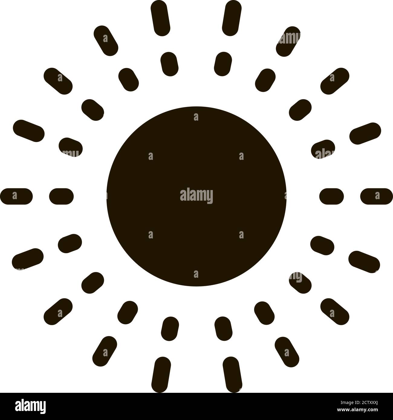 Approved Mark In Center Of Rays Element Vector Stock Vector
