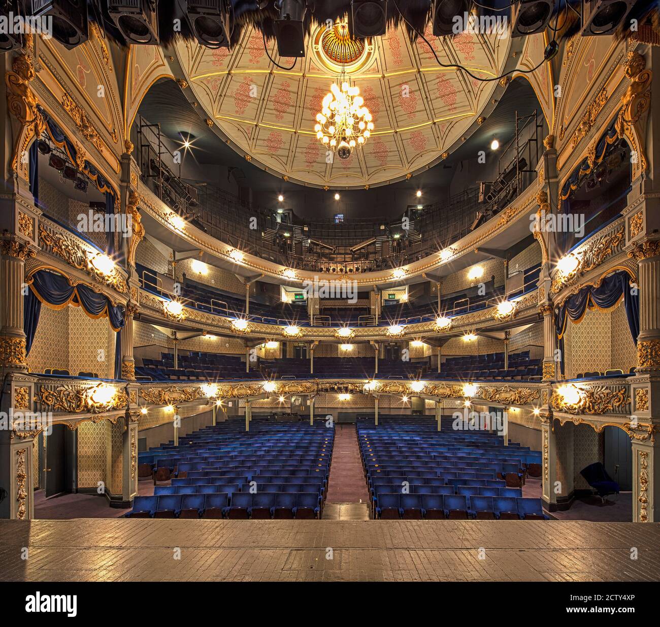 internal views of the Tyne Theatre and Opera House, Newcastle upon Tyne, England, United Kingdom Stock Photo