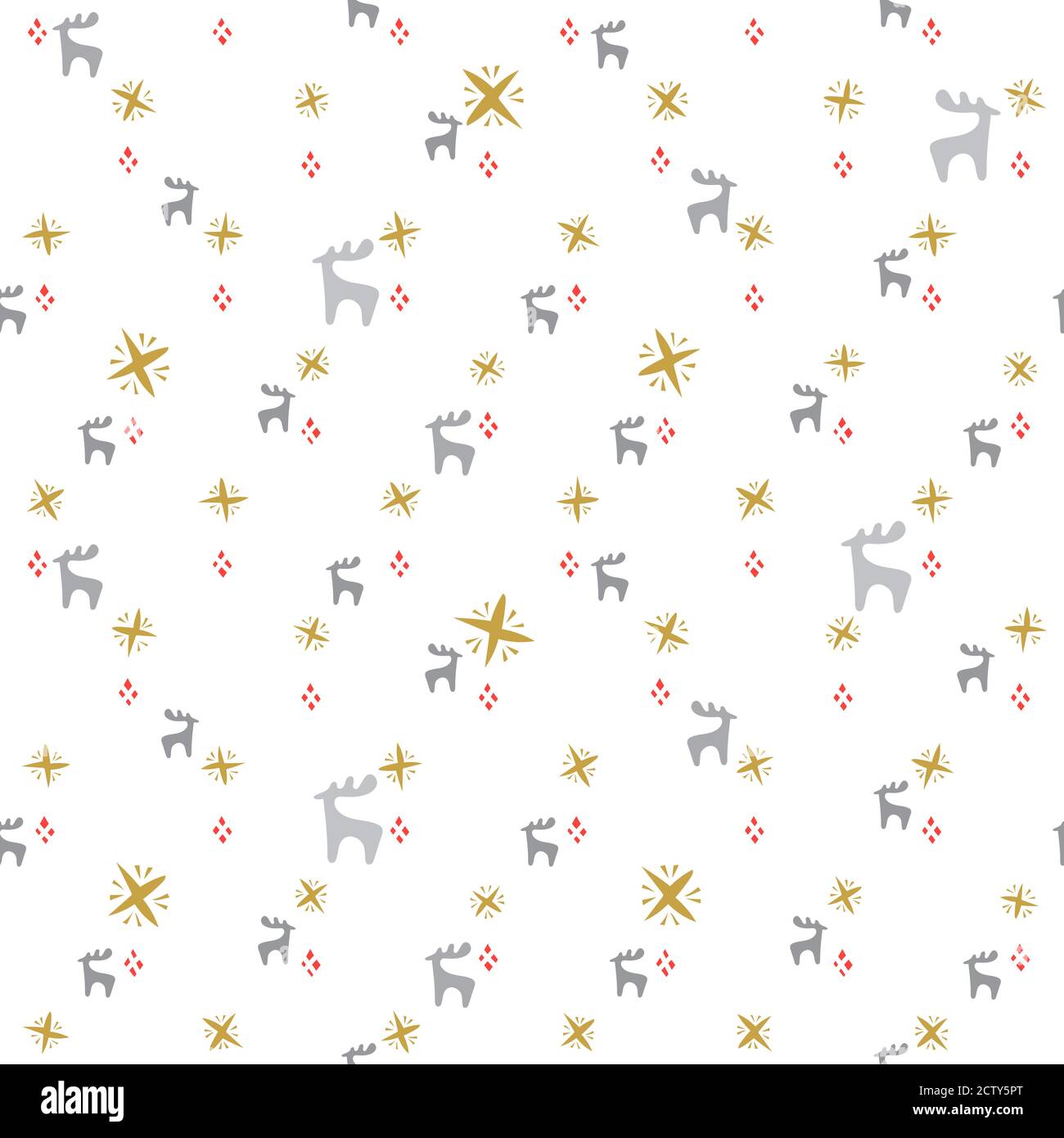 Hand-drawn forest silhouettes seamless pattern Stock Vector Image & Art ...