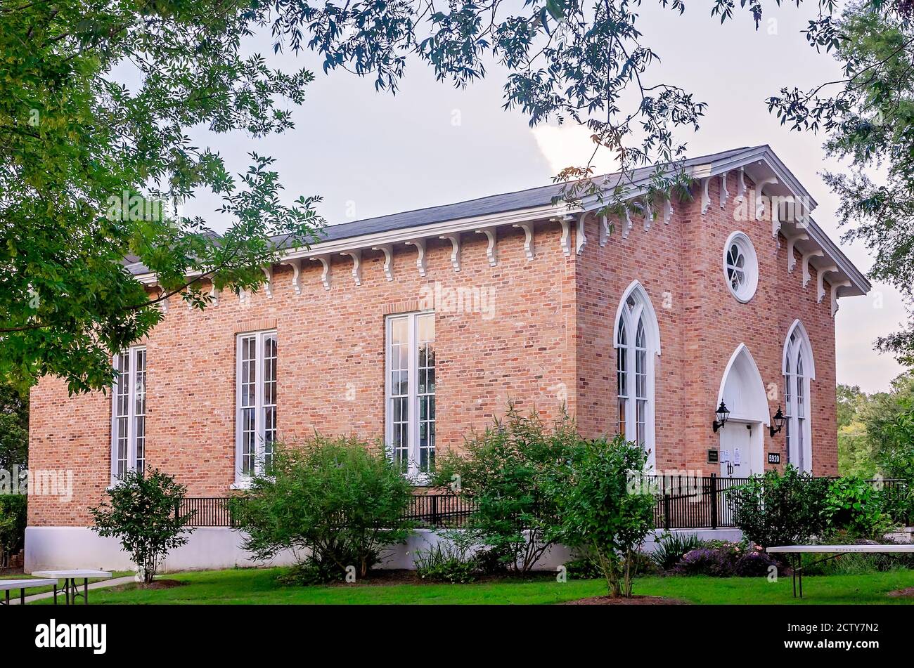 Seaman’s Bethel, home of the Honors College, is pictured at the University of South Alabama, Aug. 22, 2020, in Mobile, Alabama. Stock Photo