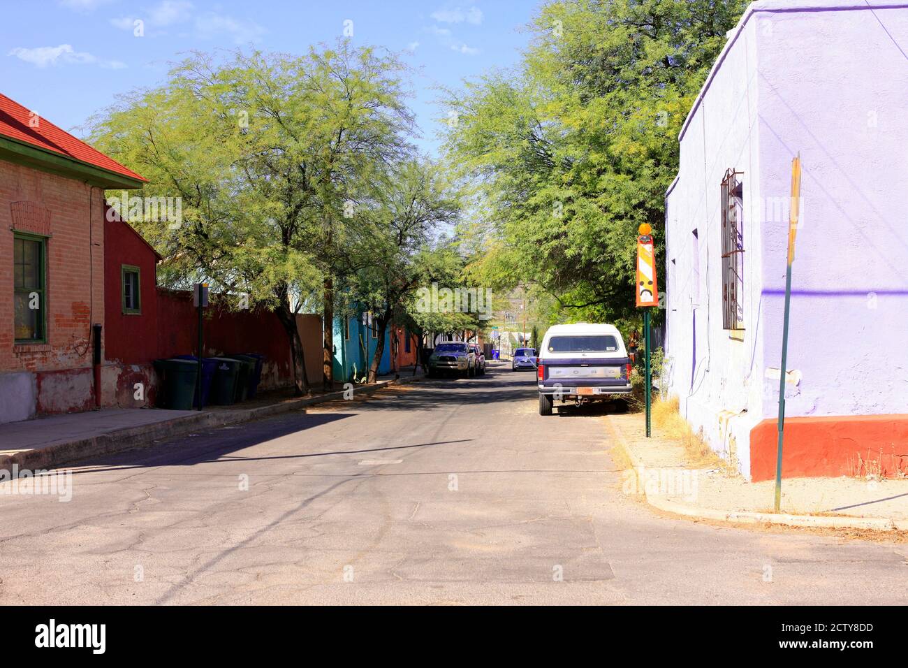 Traditional historic architecture in the Armory Park neighborhood of