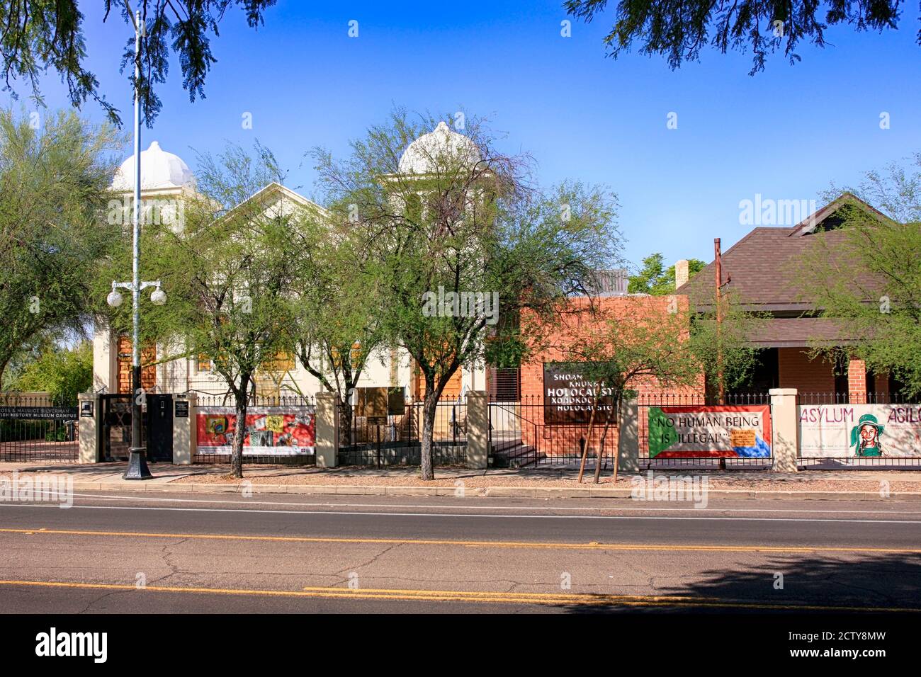 The Jewish History Museum and holocaust history center on S. Stone Ave in downtown Tucson, Arizona, USA Stock Photo
