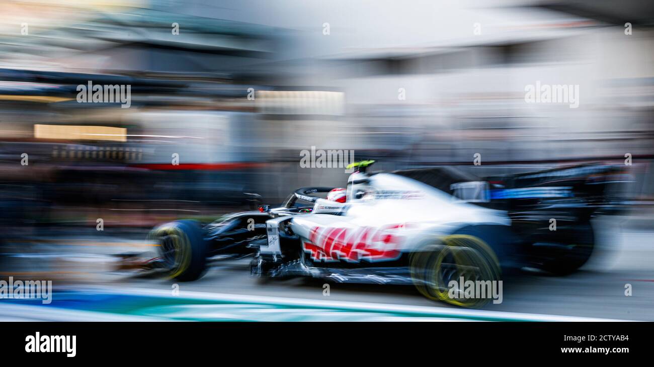 20 MAGNUSSEN Kevin (dnk), Haas F1 Team VF-20 Ferrari, action during the Formula 1 VTB Russian Grand Prix 2020, from September 25 to 27, 2020 on the So Stock Photo