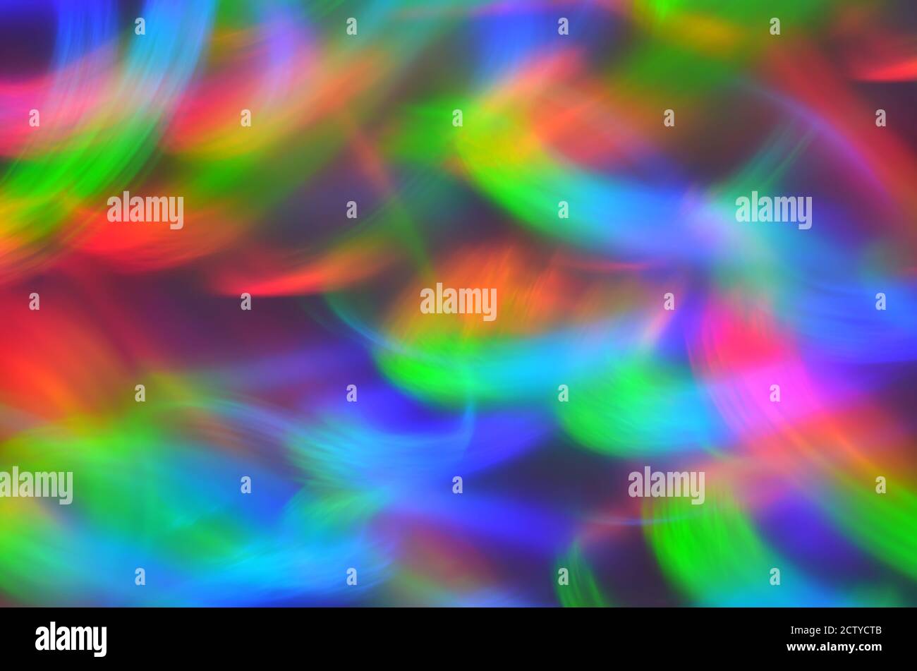 Colorful defocused light traces as abstract background Stock Photo