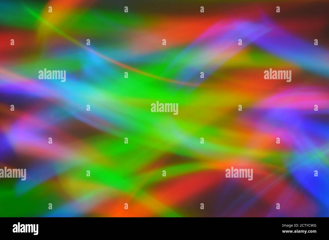 Iridescent blurred light traces as abstract background Stock Photo
