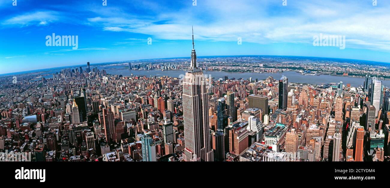 Aerial of new york city hi-res stock photography and images - Alamy