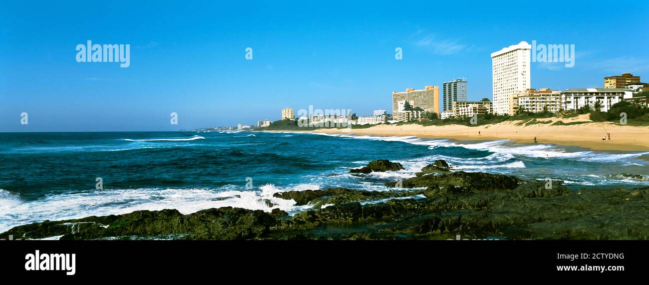 Beach amanzimtoti kwazulu natal south africa hires stock photography