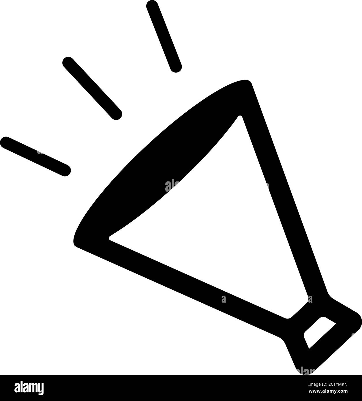 Megaphone, loud speaker vector icon illustration (customer's voice Stock Vector Image & Art Alamy