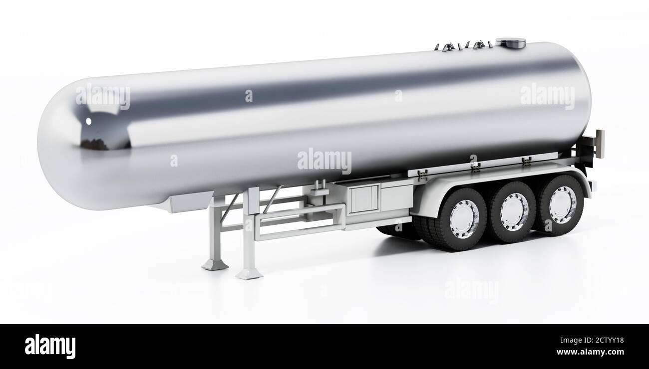 Gas tank isolated on white background. 3D illustration Stock Photo - Alamy