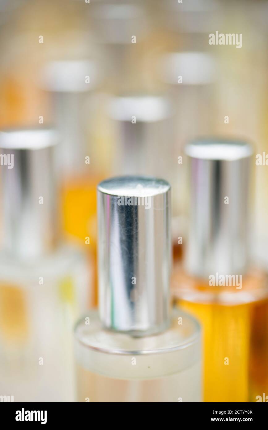 Scent Tester Example Perfume testers and sprays for scent recognition and culture Stock ...