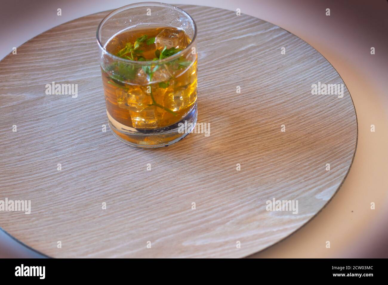 iced tea drink for a summer day or a hot day Stock Photo