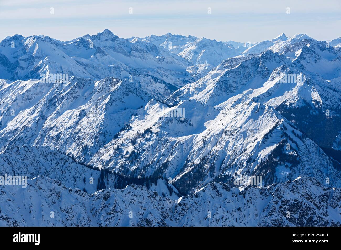 Berge In Den Allguer Alpen