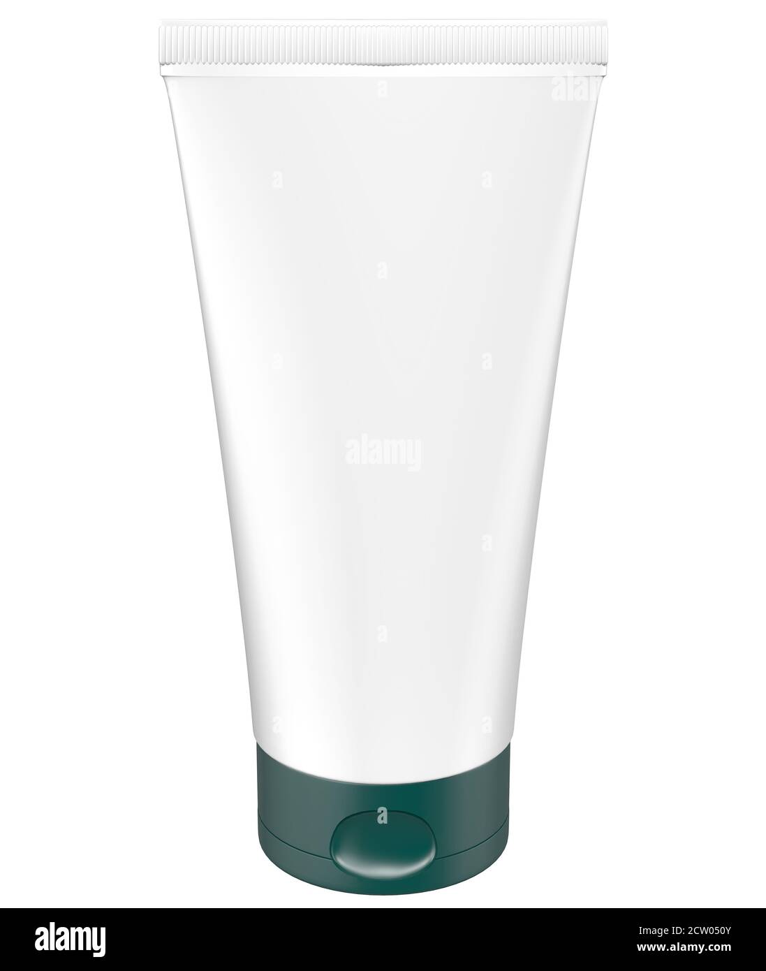 Realistic 3D Tube Cream Template on White Background.3D Rendering,3D ...