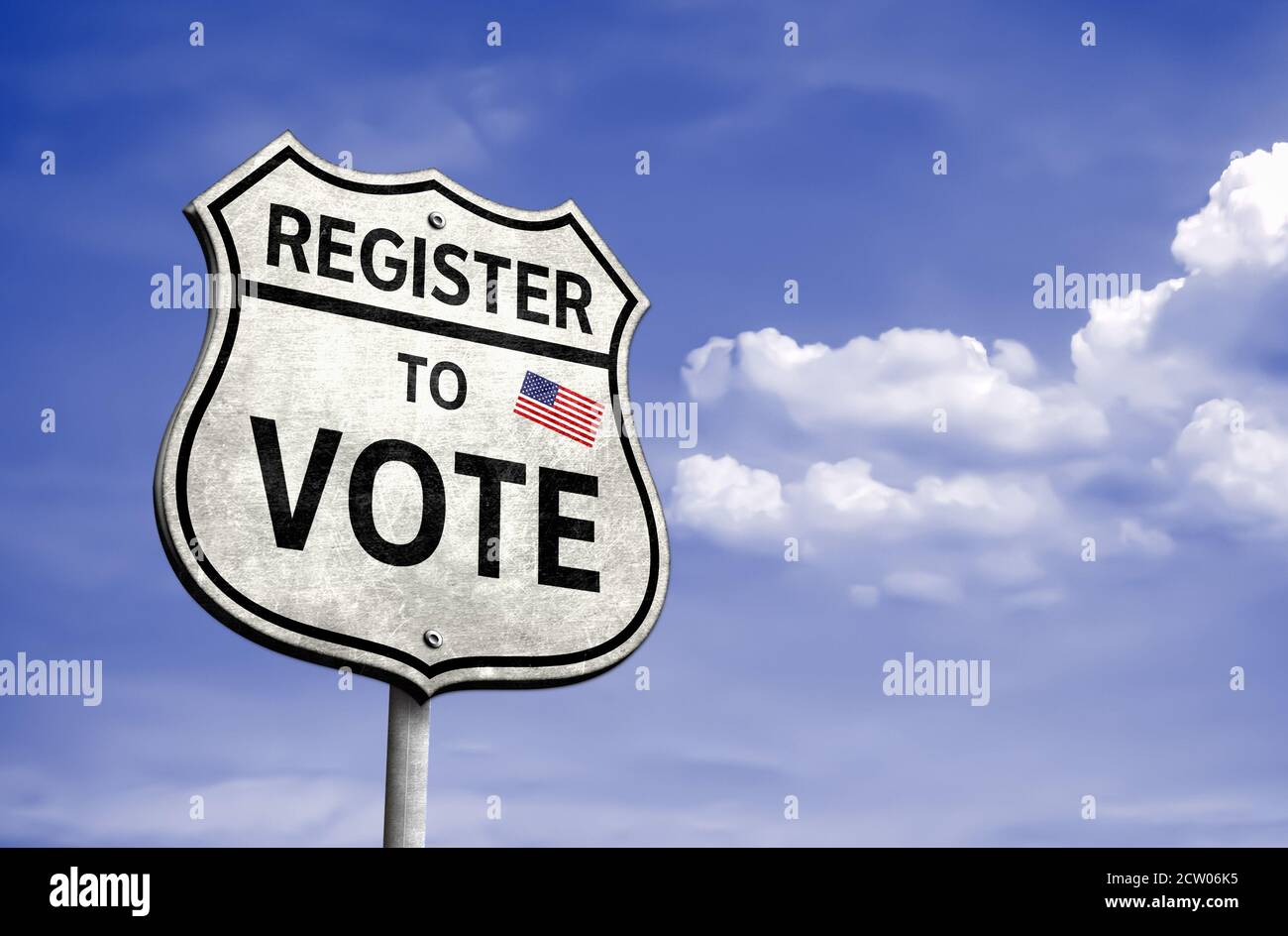 Register to Vote Stock Photo