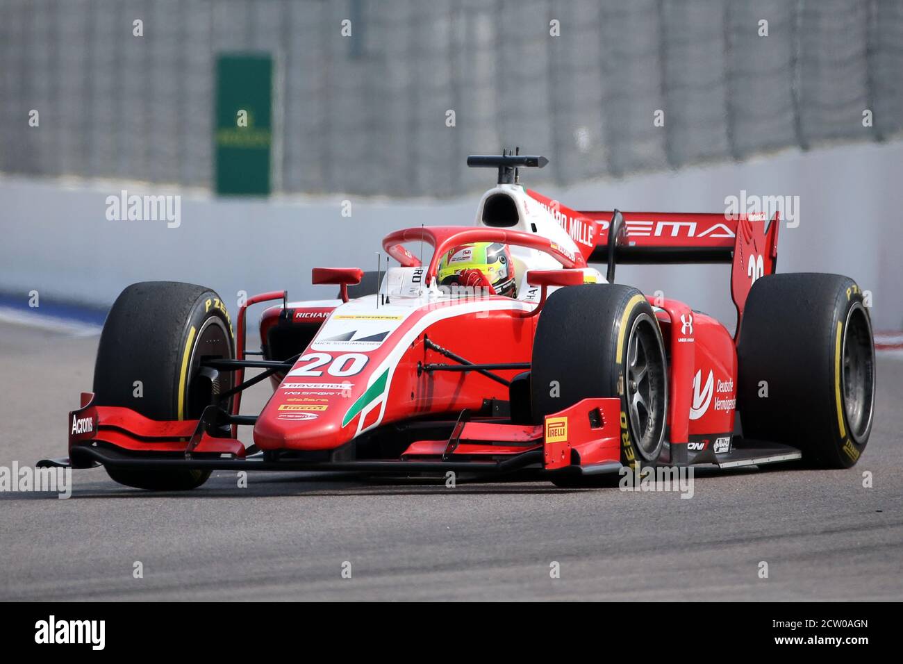 Sochi Russia 26th Sep 2020 Prema Theodore Racing F2 Team Driver Mick Schumacher Competes In The