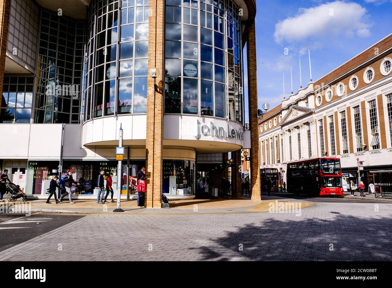 Large John Lewis Department Store Kingston, London With Passing