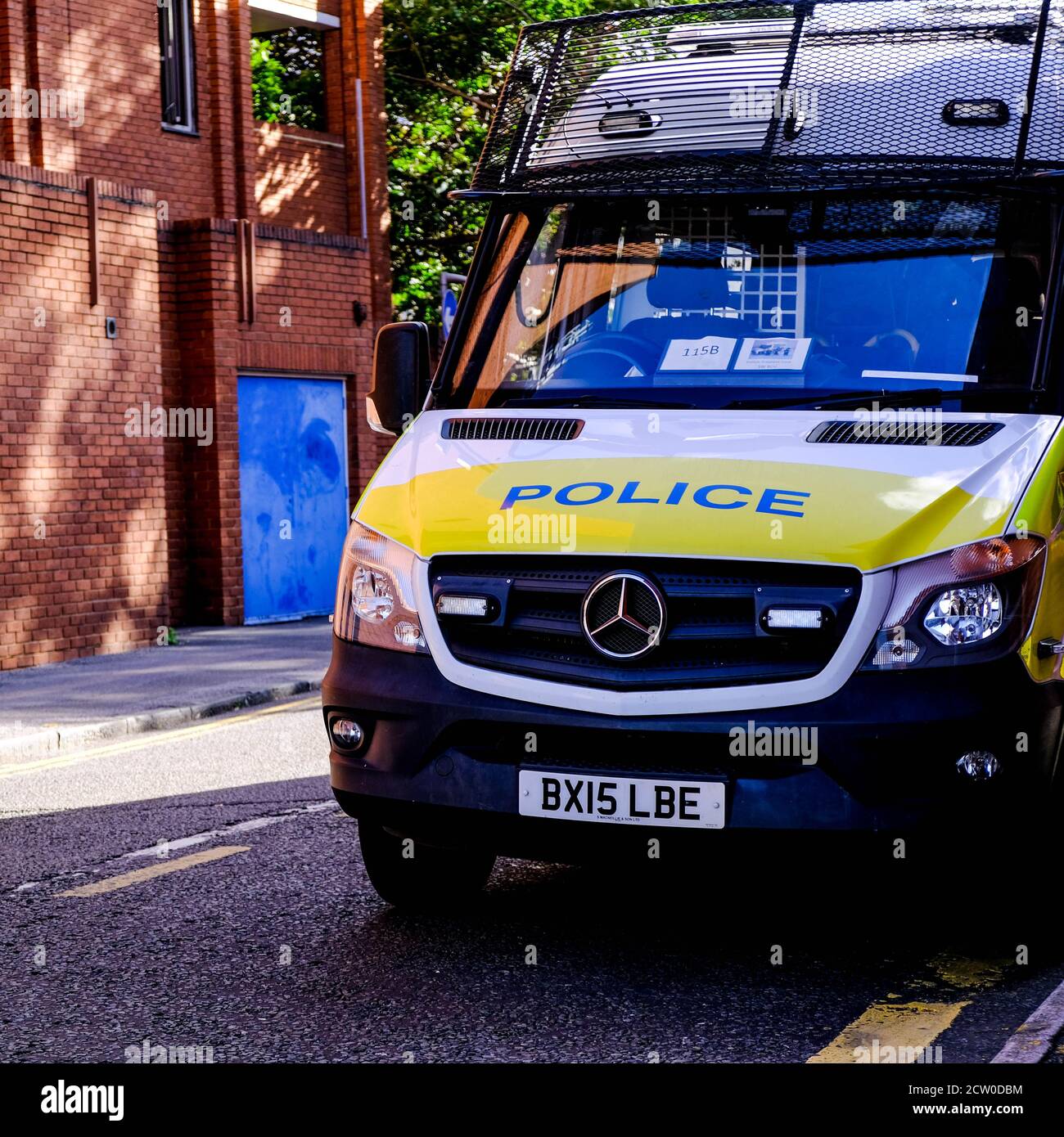 Metropolitan Police Emergency Respone Van, Kingston, London Stock Photo