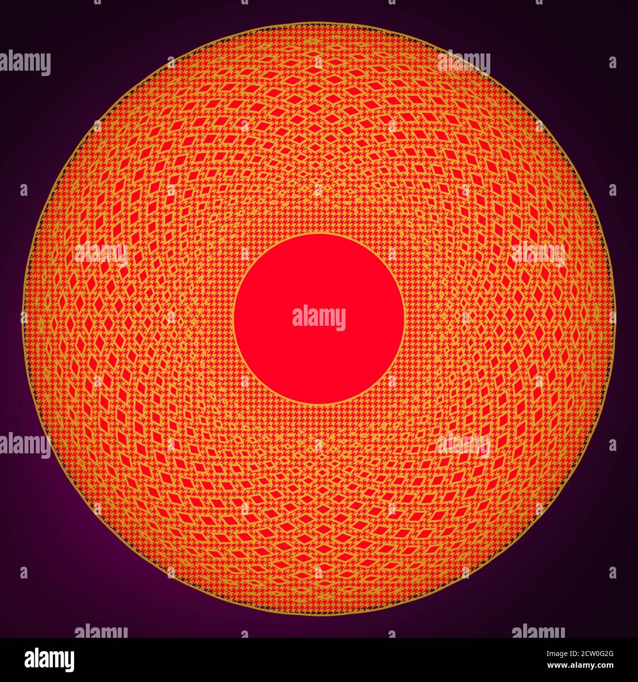 Abstract circular designs illustration image for multipurpose use Stock