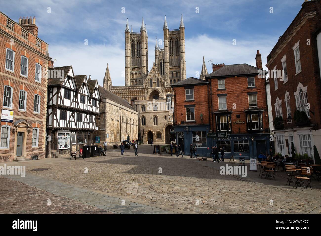 Lincoln cathedral roof view hi res stock photography and images Alamy