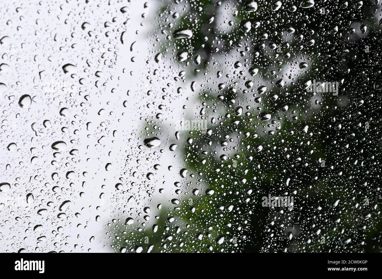 Wet glass window in rainy season day hi-res stock photography and ...