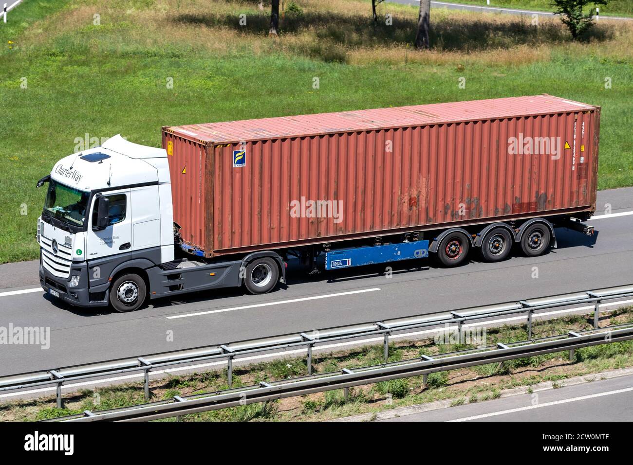 Caminhão Carreta Container Mercedes-Benz Actros - Super Haulier