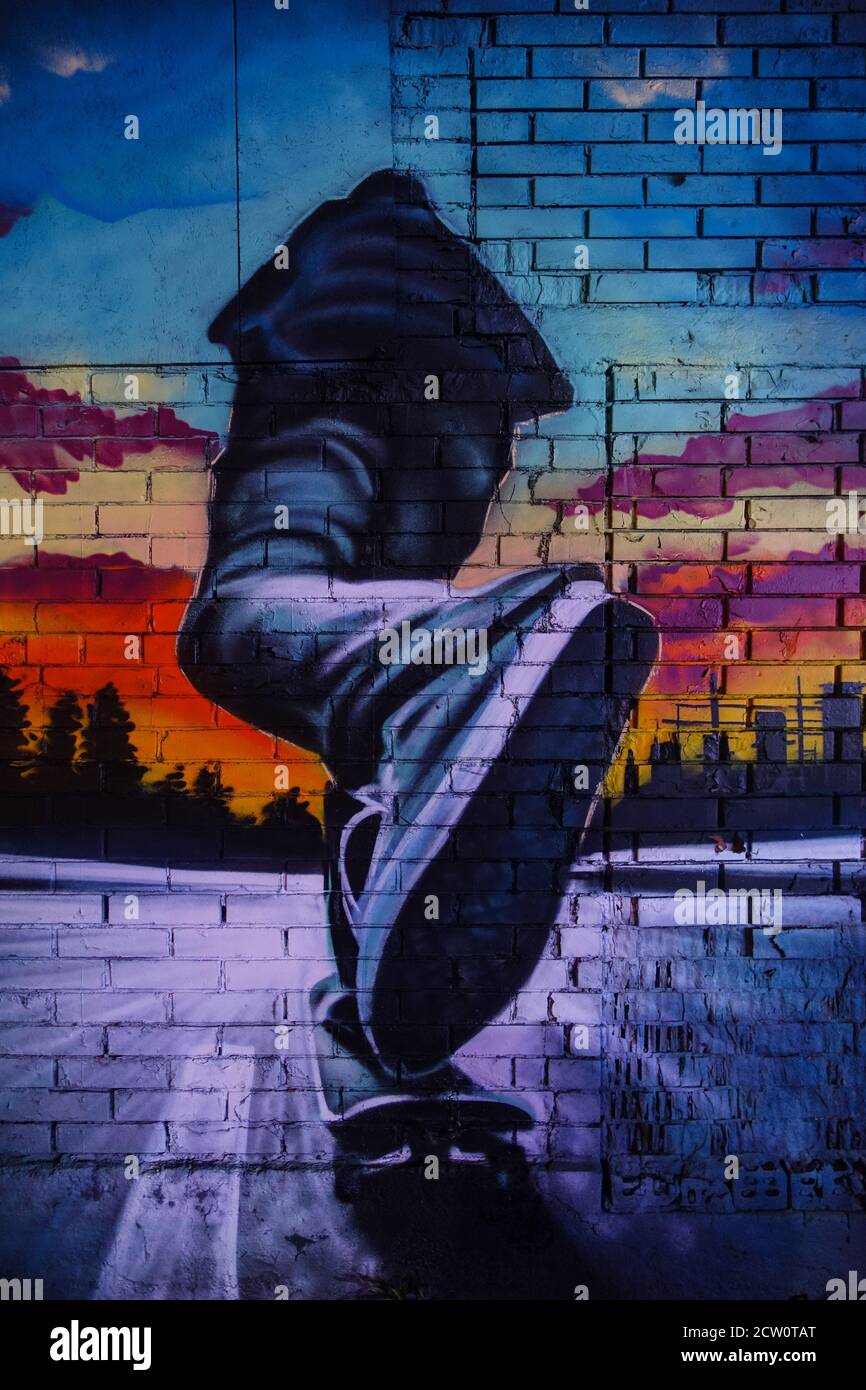 Skateboard Hanged Over Graffiti On A Wall Background Skateboard Picture  For Wall Background Image And Wallpaper for Free Download